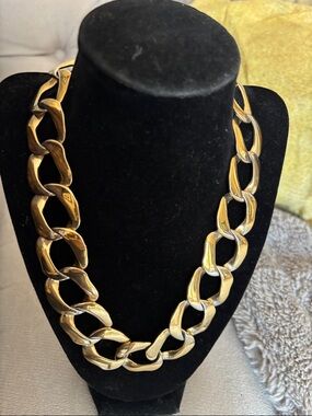 Gold-Tone Chunky Link Necklace - Women Jewelry